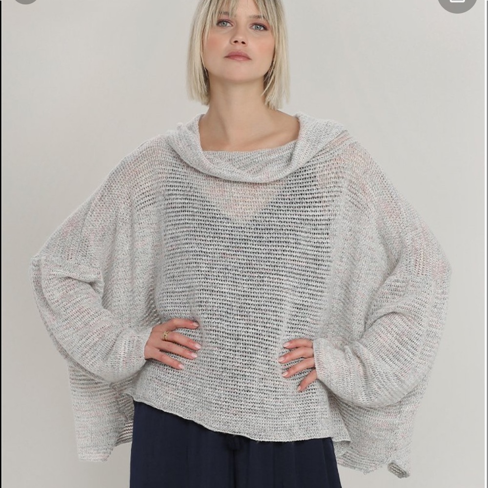 NWT HelloNite Tunnel Neck Oversized Sweater